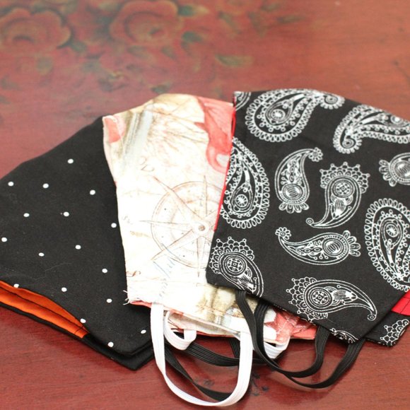 Accessories - 3 Pack 100% doubled cotton masks